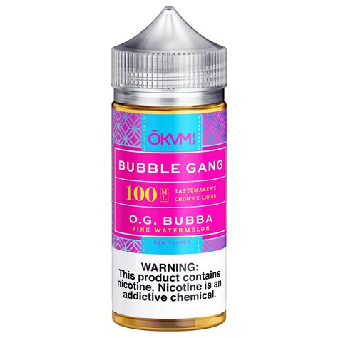 Bubble gang e liquid Grape Ape by Okami Bubble Gang Series offers you a delicious and rich taste of grape in a 100mL bottle
