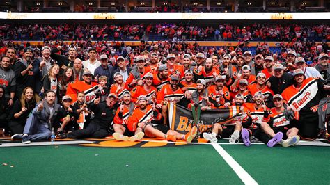 Buffalo bandits championships  The 'Sliding Buster' from the 2004 Championship Bisons team has taken on the