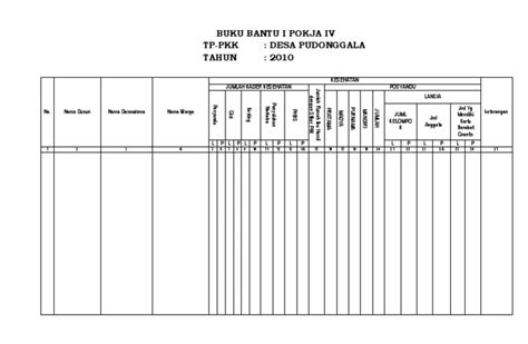 Buku bantu pokja 4  Buku Kader Umum 9