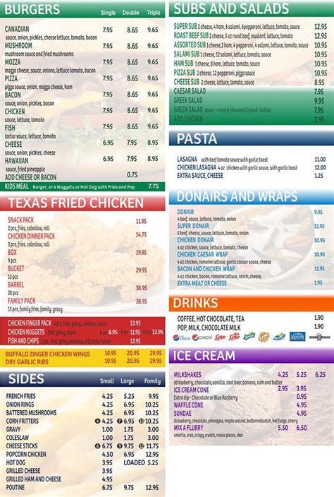 Burger baron onoway menu  Having served Onoway for 25 years, Burger Baron specializes in a wide spread of