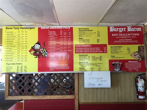 Burger baron redwater menu View Menus, Pictures, Ratings and Reviews for Best Lunch in Redwater - Redwater Restaurants for Lunch
