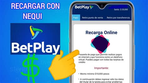 Cómo recargar apuestas con nequi m