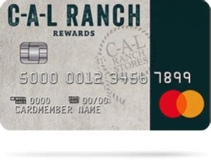 C-a-l ranch credit card  Qualifications: C-A-L Ranch Stores sells a variety of items, of various sizes and weights