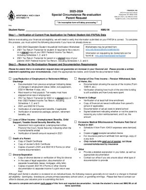 2024 CYCLE TWO SPECIAL CIRCUMSTANCE EVALUATION …