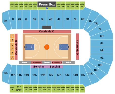 Caa centre seating chart  Basketball