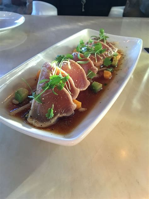 Cactus club tuna tataki  Add sesame seeds