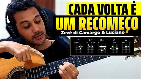 Cada volta é um recomeço cifra simplificada Cada Volta é um Recomeço Lyrics: Mais uma vez / Meu coração esquece tudo o que você me fez / E eu volto pra esse amor insano / Sem pensar em mim / Pra recomeçar / Já sabendo o fim / Mas é