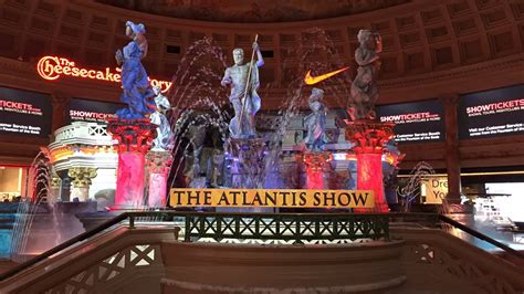 Caesars palace atlantis show  The show is free to watch and a great way to experience the city’s history