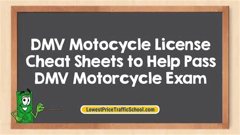 2024 California DMV Motorcycle Permit Test Cheat Sheet. 99 pass rate!
