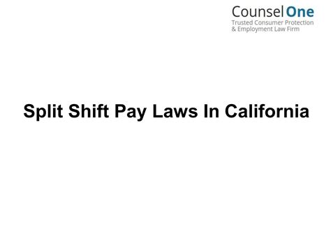 California split shift  Differential Compensation EDUCATION CODE