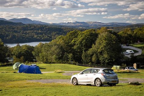Camping in lake district with electric hook up  Grass pitch for a tent including 2 persons and a car