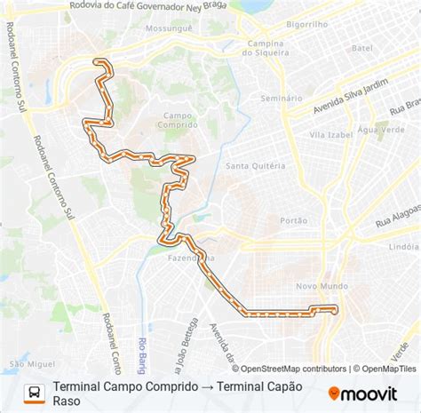 Campo comprido capao raso horario  Válido a partir de: 09/10/2023 - DIA ÚTIL