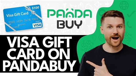 Can i use a visa gift card on pandabuy  ago