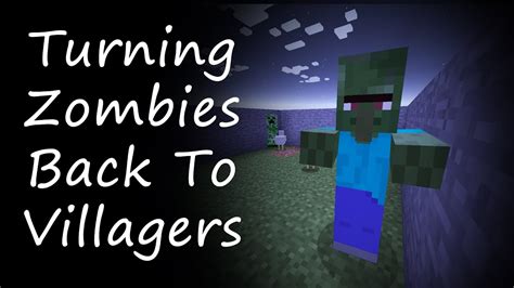 Can zombie villagers infect villagers  A:The Wiki is wrong when it says that zombie villagers don't turn into drowned