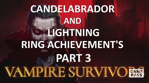 Candelabrador vampire survivors  The game is an action roguelike game that is well worth the small $4