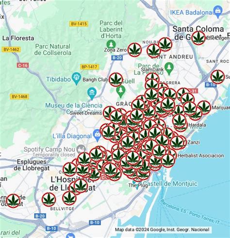 Cannabis clubs barcelona map Barcelona’s 200 cannabis clubs face closure after the supreme court shut a legal loophole that has seen the city become Spain’s marijuana capital