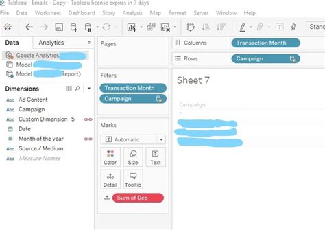 Cannot blend the secondary data source <samp>This means a data blend can’t be published as a data source for others to use</samp>