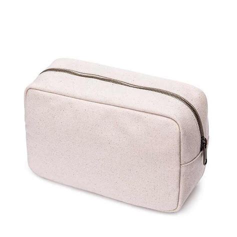 10 Pack Blank Diy Craft Bag Canvas Pencil Case Blank Makeup Bags