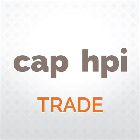 Cap hpi trade  Values dating back up to 15 years