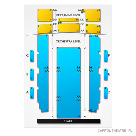 Capitol theatre seating chart  44