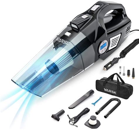 Thisworx Portable High Power Car Vacuum Cleaner With Led Light - 110w, 12v,  Black : Target