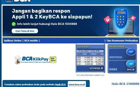 Cara aktivasi token bca  Login ke aplikasi BCA mobile