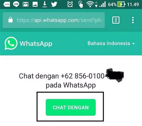 Cara broadcast wa tanpa save nomor  Jika sudah ketemu klik “Open”