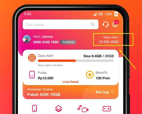 Cara cek masa aktif metfone  3