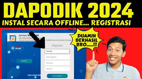 Cara generate prefill ulang dapodik 2024  MASUKKAN DATA ANDA