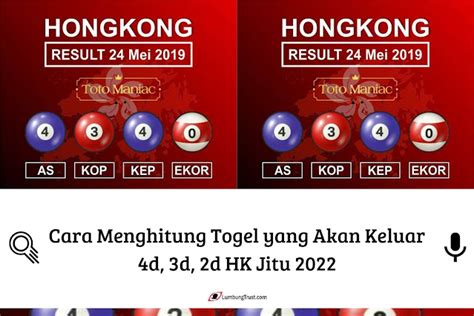 Cara hitung togel macau  Cara Rumus HK 2023 Lengkap