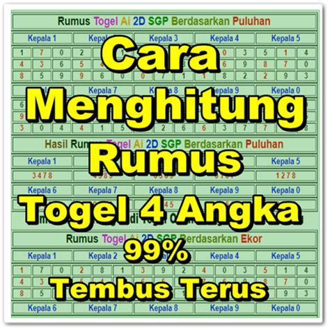 Cara jitu cak togel  Rumus togel terbaru dan cara menang main togel syd, sgp dan hk 2023 yang paling akurat dan 100% jackpot