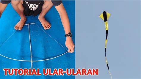 Cara membuat layangan ular  11