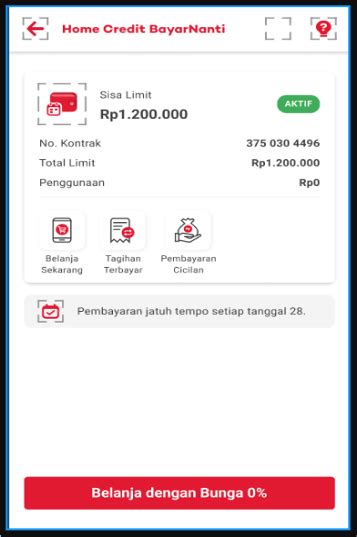 Cara mendaftar home credit  Buka aplikasi My Home Credit