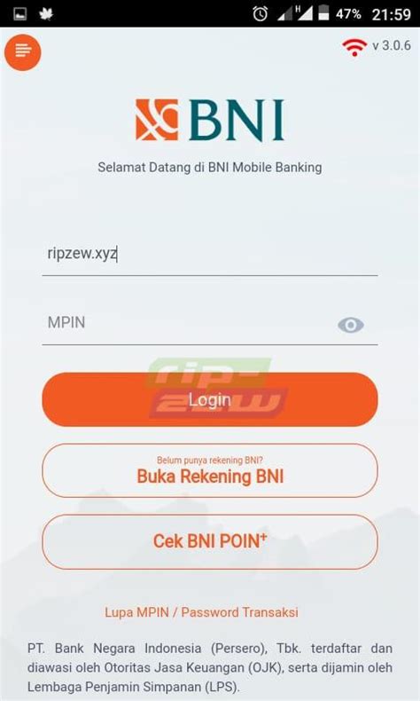 Cara mengatasi root device detected bni  Pada saat muncul Pesan Error Root Device Detected, artinya sistem mendeteksi bahwa ponsel yang pengguna gunakan