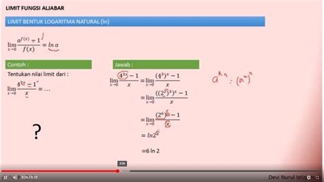 Cara menghitung ln  Ln adalah logaritma berbasis bilangan Euler (e=2,7182818285)