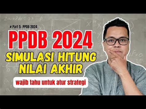 Cara menghitung nilai sidanira  Yaitu rerata nilai mata pelajaran yang terdaftar dalam juknis pada 5 semester terakhir