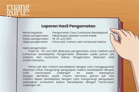 Cara menyampaikan laporan hasil pengamatan  1