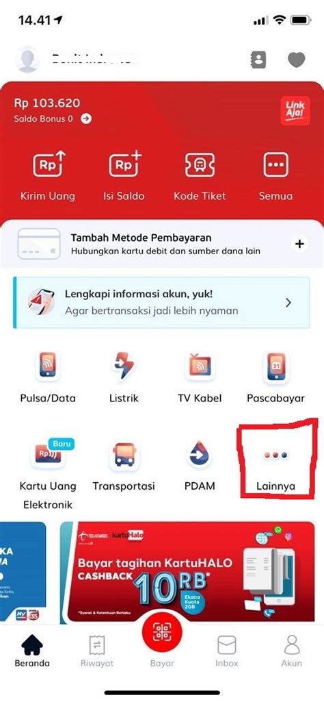 Cara reset password linkaja  2