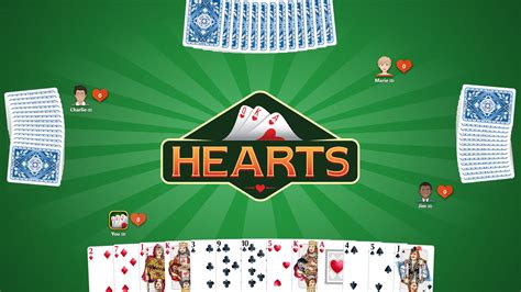 Cardzmania hearts  If more than 2 people are playing, all cards are distributed equally to all players and any left over cards form an out-of-play facedown stock