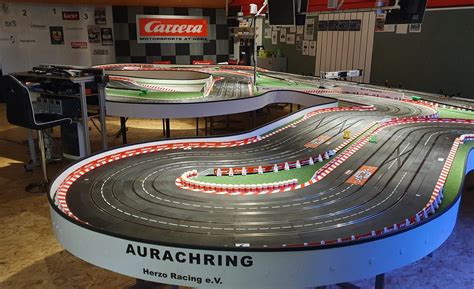 Carrera track planner There is also this one that fit on 4'x8' table , is a fun layout & it's Carrera Go Digital