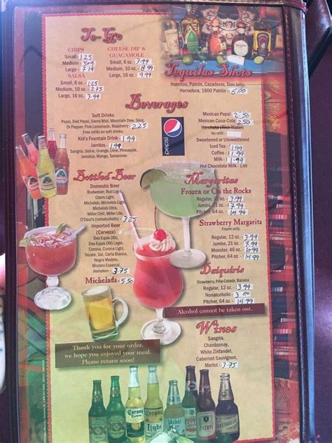 Casa mexicana menu munford tn 1 stars - Based on 12 votes 