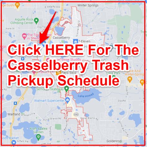 Casselberry trash pickup  1225, for any issues or concerns