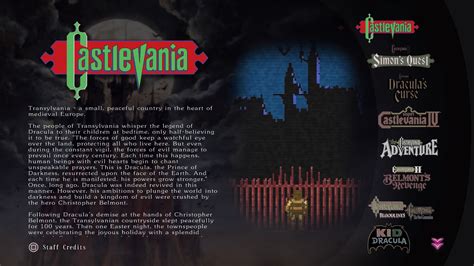 Castlevania anniversary collection cheats Konami's Castlevania Anniversary Collection traces the origins of the historic vampire franchise