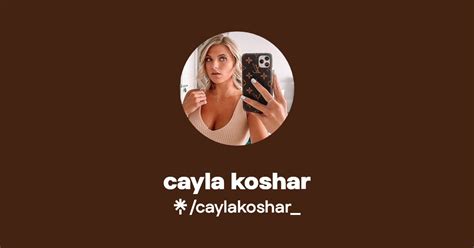 Cayla koshar leaked  Join Facebook to connect with Koshar Koshar and others you may know