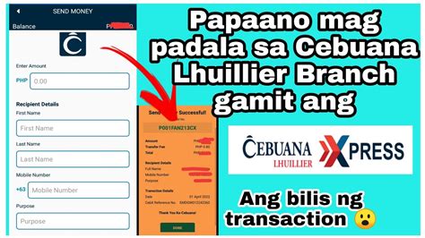 Cebuana money transfer rates Send Money from Maya to a bank