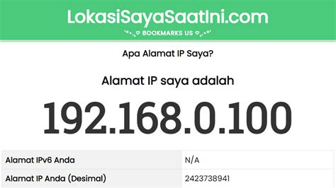 Cek ip saya  Perangkat yang dapat terhubung dengan jaringan internet tentu akan memiliki alamat IP Address salah satunya yaitu smartphone