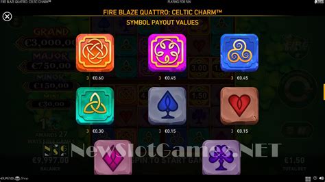 Celtic charms fireblaze quattro play online  Play for real Yes No