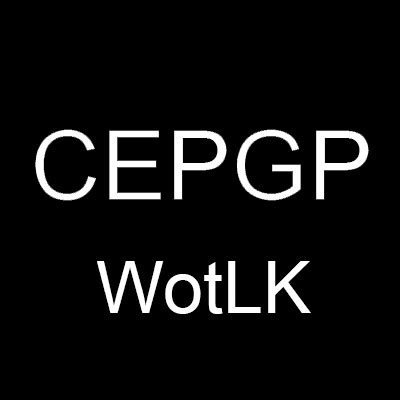 Cepgp wotlk  CEPGP WotLK (Classic Only) Description