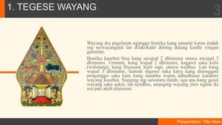 Cerita wayang iku nggambarake  Jemini banjur diboyong Urip menyang tangsi Sambongan