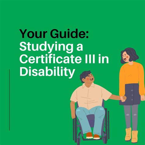 Certificate 3 in disability fast track The Certificate IV in Disability Support prepares you for employment in roles such as: Disability support team leader or supervisor